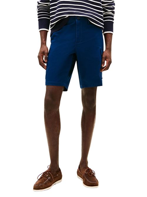 Short cargo uomo blu in cotone Tommy Hilfiger | MW0MW23573DAF
